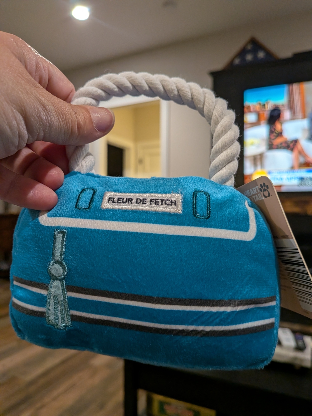 CALLIE DESIGNER SQUEK blue Purse‎ Toy UNIPAW
